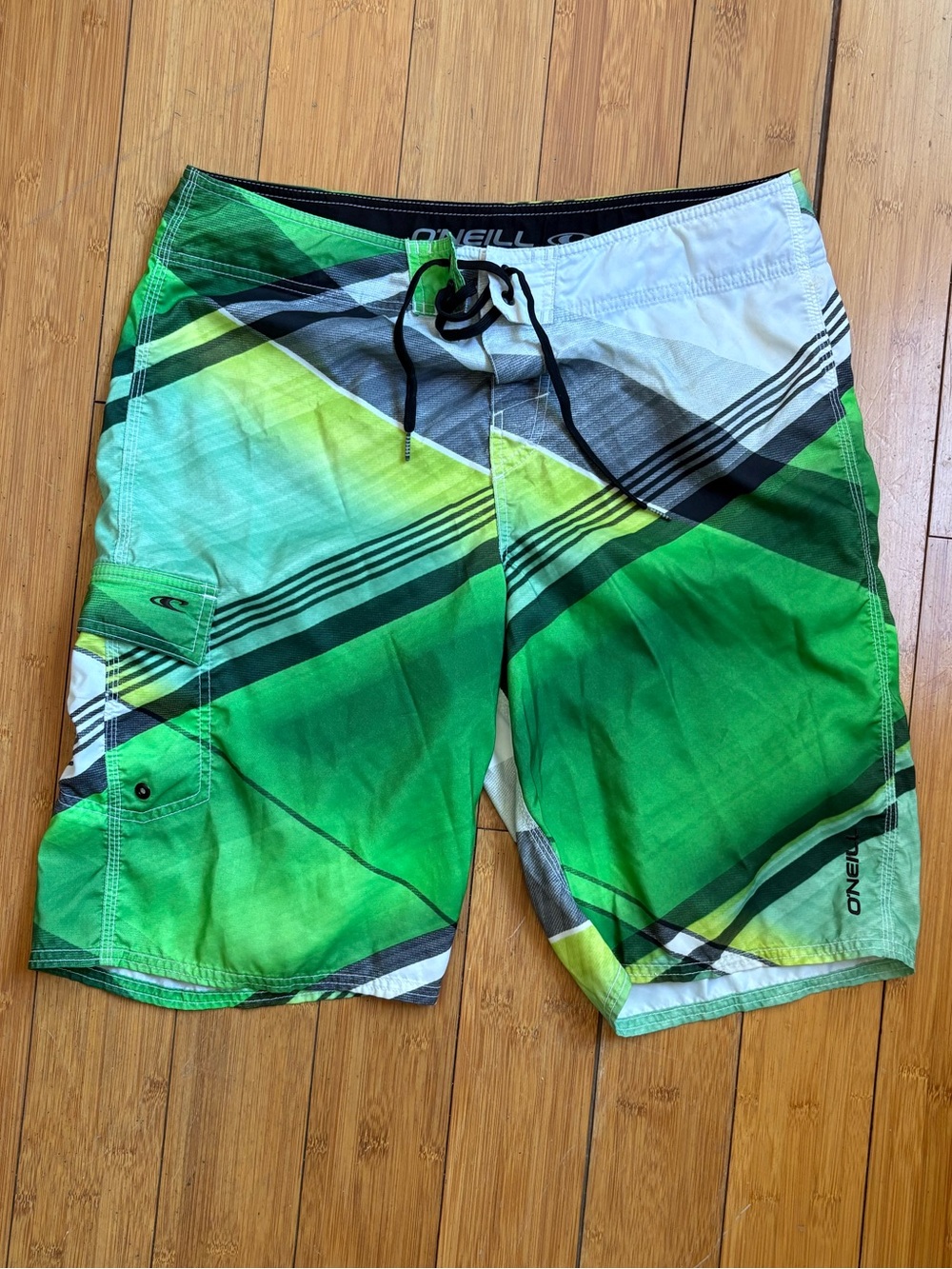 Green Mens O’Neill Board Shorts - 34